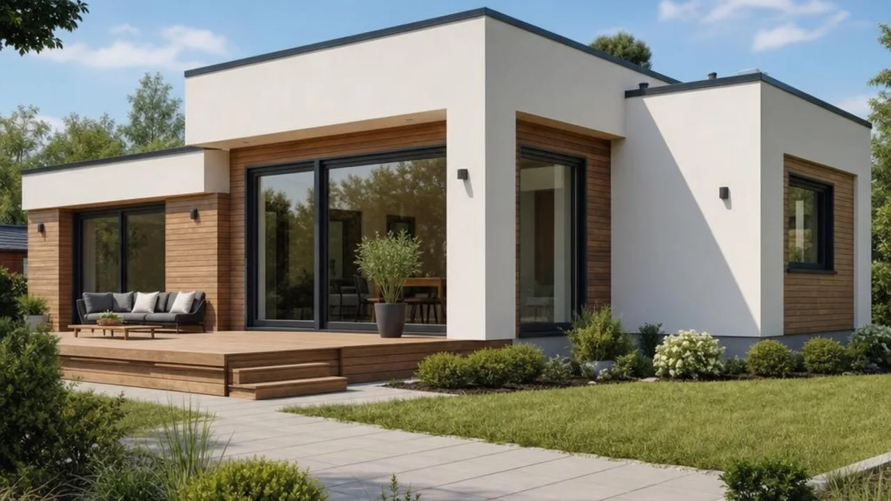 Live-Vorschau: Modulhaus als fotorealistische Visualisierung