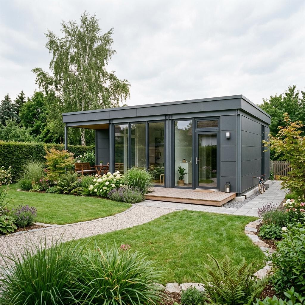 Tiny House Unit 33 von containerwerk — Stahlmodulbau mit 33 m²