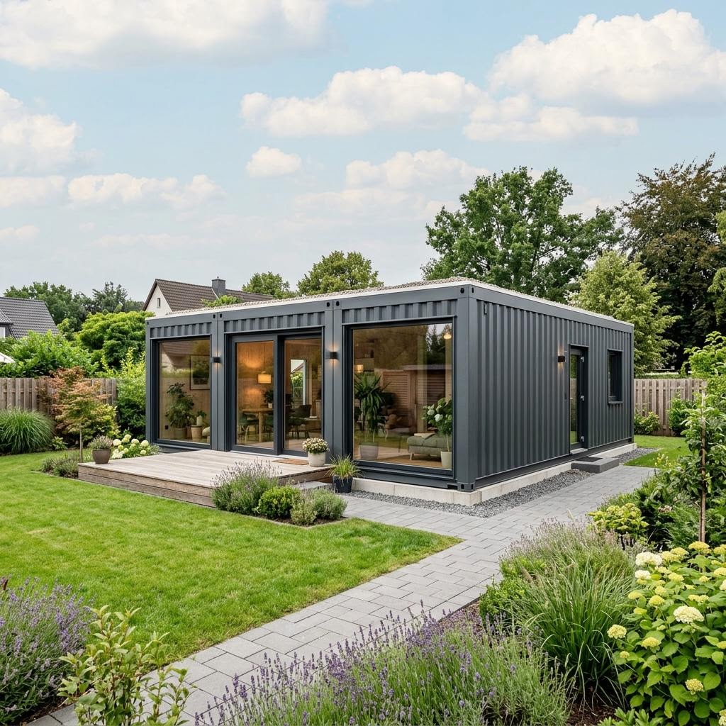 Containerhaus Raummodul Wohnen Duo von Containerwerk — Modulbau mit 50 m²