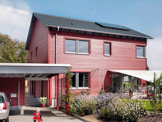 SchwörerHaus E 20-148.6 - Haus in rot Preis SchwörerHaus E 20-148.6 - Haus in rot – Fertighaus Preis pro m²