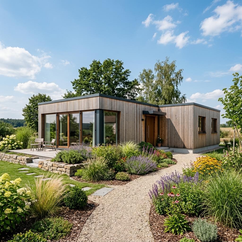 Modulhaus Modulhaus Hof 88 von CABIN ONE — Modulbau mit rund 88 m²