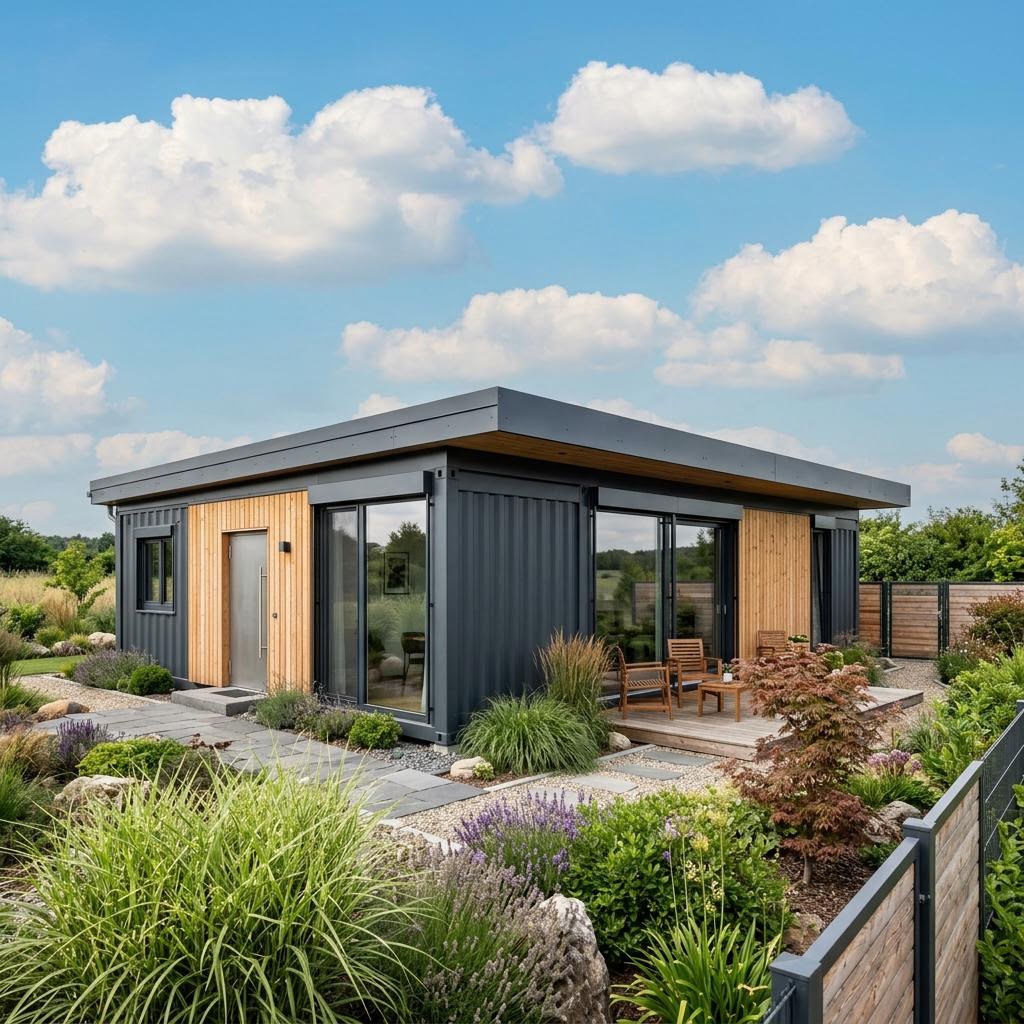 Containerhaus Container Duo 90 von Conliving — Modulbau mit rund 90 m²