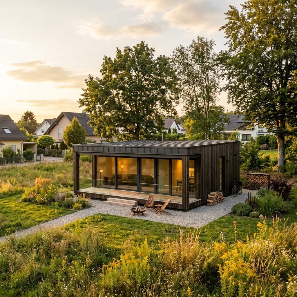 Tiny House TR#2 von Dwellii House — modulares Minihaus mit Flachdach und 39 m²
