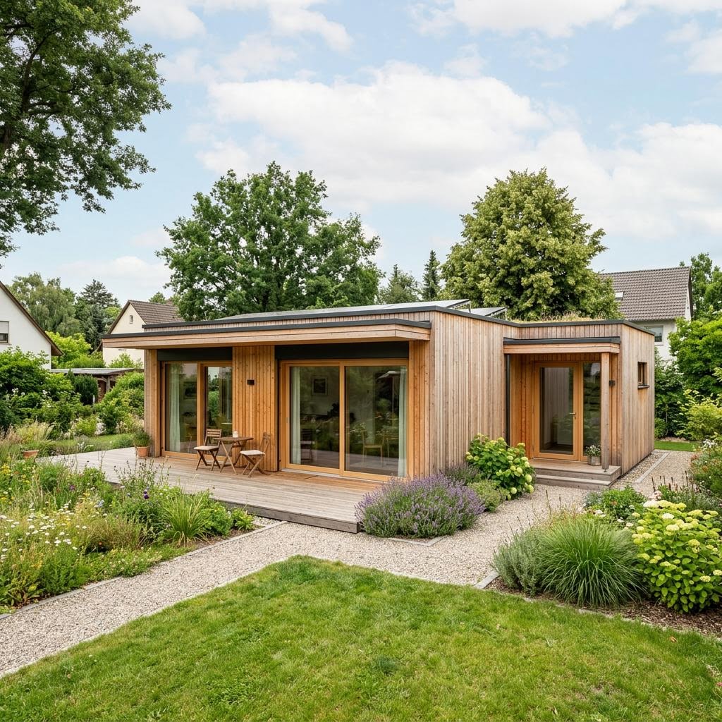 Modulhaus Modulhaus Autark von Wohnwagon — Massivholzbau mit 95 m²